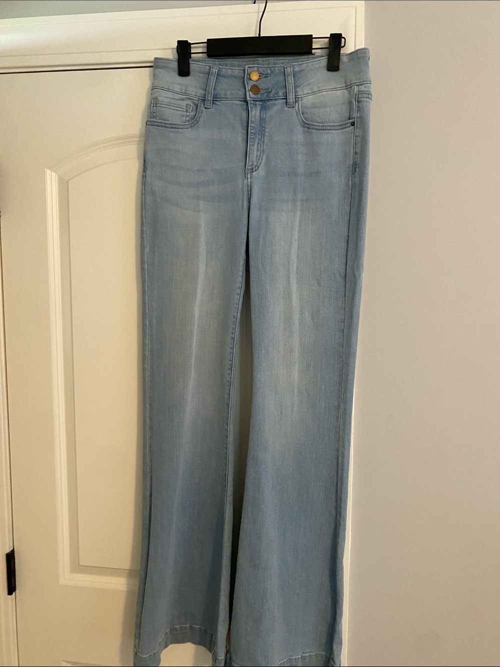 Altar'd State Light Blue High-Rise Wide Leg Jeans